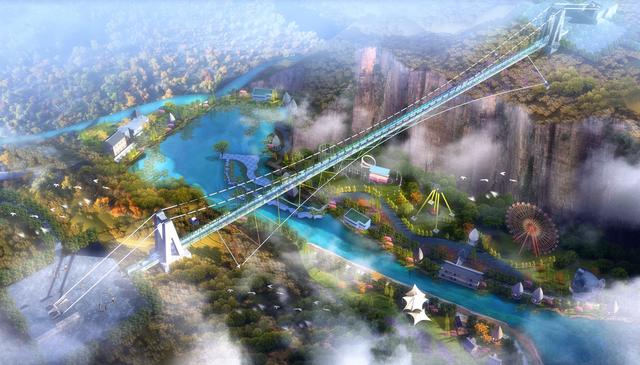重庆主城唯一3D全景玻璃桥 来迎龙峡玩穿越赏樱花